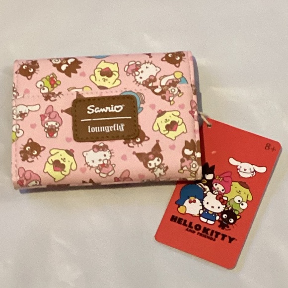 NWT Loungefly Hello Kitty & Friends Sweet Treats Mini Flap Wallet - Picture 6 of 6